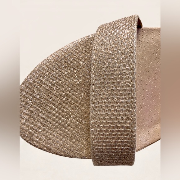 Dream Pairs Gold Glitter Hi-Chunk Block Heel Sandals - 8.5 - Picture 6 of 10